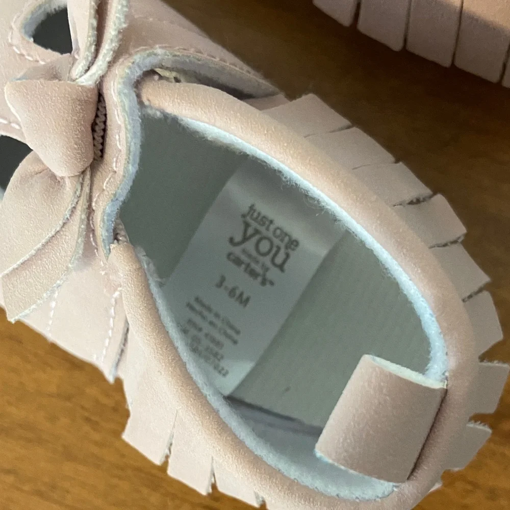 Free w/bundle: Carters - Pink Baby Bow Moccasins